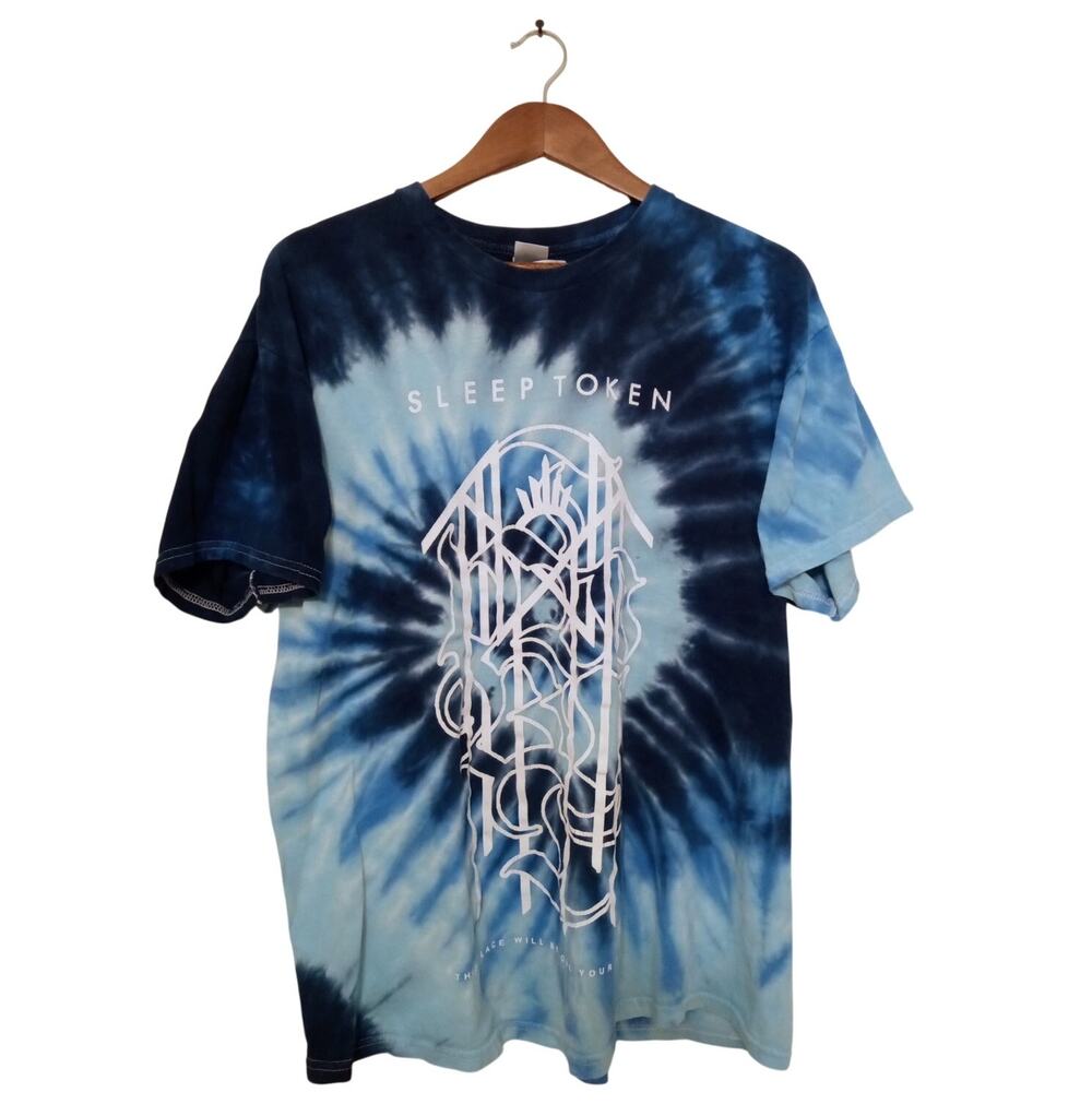 Sleep Token This Place Will Become Your Tomb Tie Dye Colortone Tee Shirt SZ XL